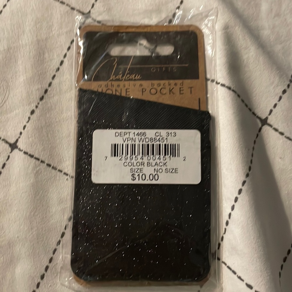 2/$20 Victoria Secret Phone Card Holder (black)